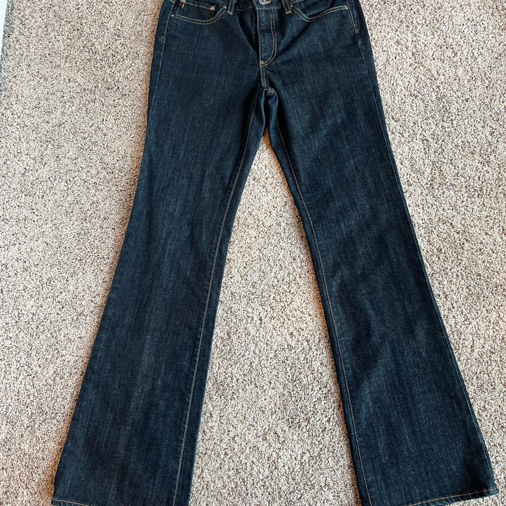 Ag Adriano Goldschmied Dark Blue Flare Jeans